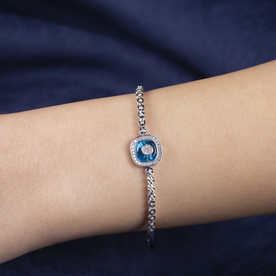 Gözlü Pırlanta Bileklik