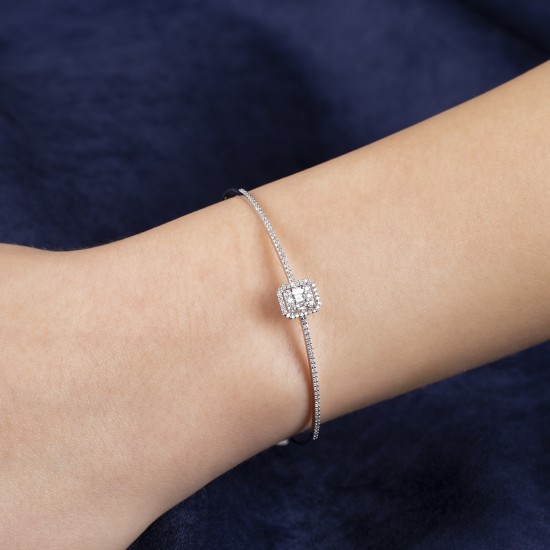 0,54 crt Baget Pırlanta Bileklik