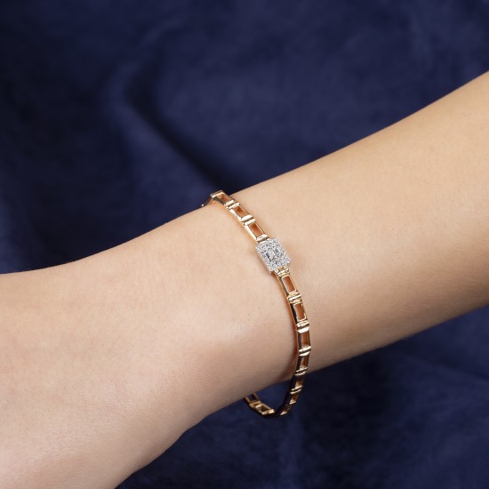 0,28 crt Baget Pırlanta Bileklik