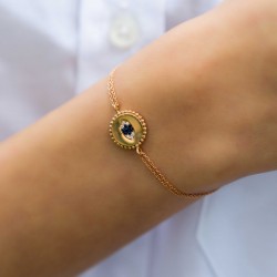 Taş Motifli Göz Bileklik