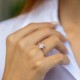 0.12 crt Pırlantalı Pembe Safir Yüzük 0.12 crt Pırlantalı Pembe Safir Yüzük