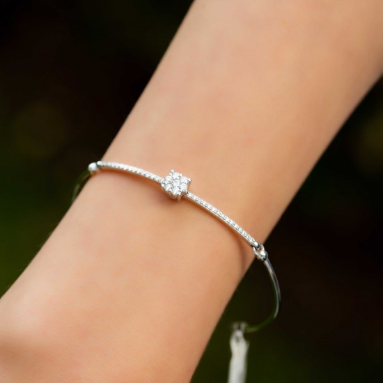 Gül Pırlanta Bileklik