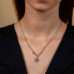 0,15 crt Pırlanta Yıldız Kolye