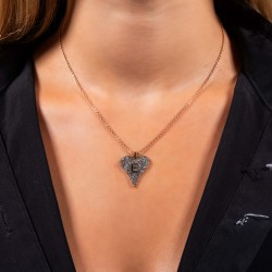 1,16 crt Kalp Pırlanta Kolye 