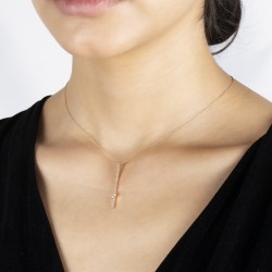 0,30 crt Pırlanta Markiz Kolye