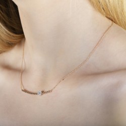 0,21 crt Pırlanta Tasarım Kolye