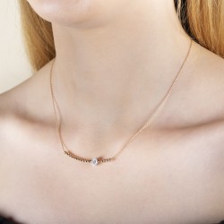 0,14 crt Pırlanta Tasarım Kolye