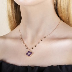 0,25 crt Pırlantalı Yakut Kolye