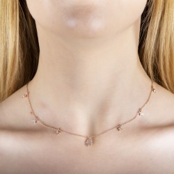 0,28 crt Pırlanta Tasarım Kolye