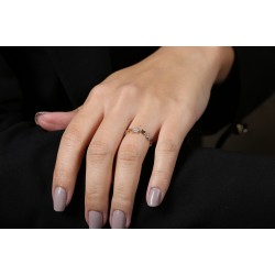 0,24 crt Pırlanta Yıldız Yüzük