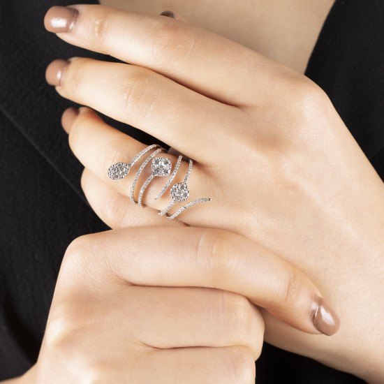 1,40 crt Pırlanta Fantazi Yüzük